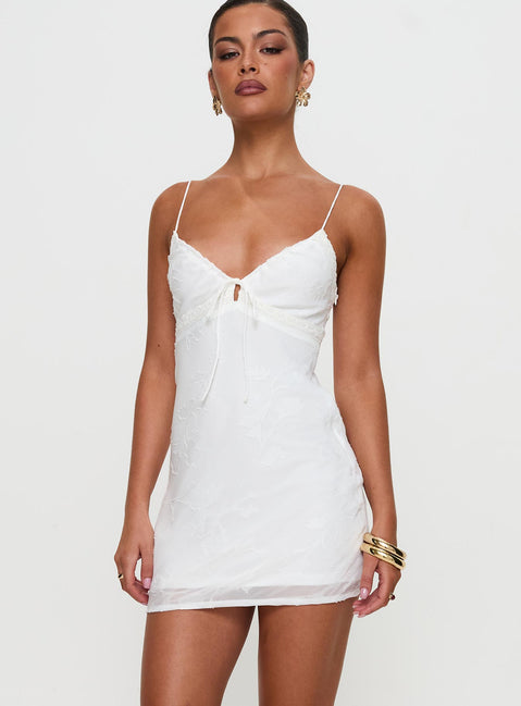 princess polly white mini dress Emilee Mini Dress White