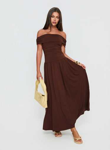 Brown Maxi Dresses