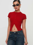 Suzu Top Red