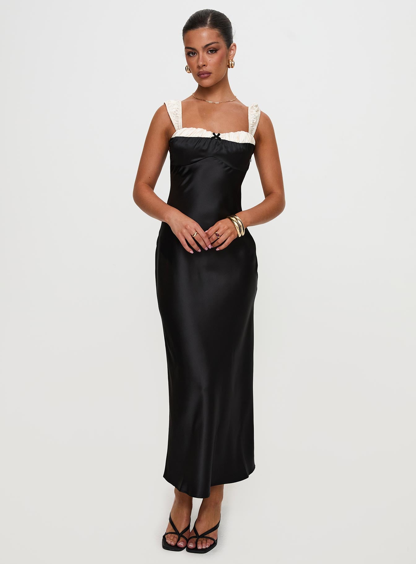Emmert Maxi Dress Black | Princess Polly