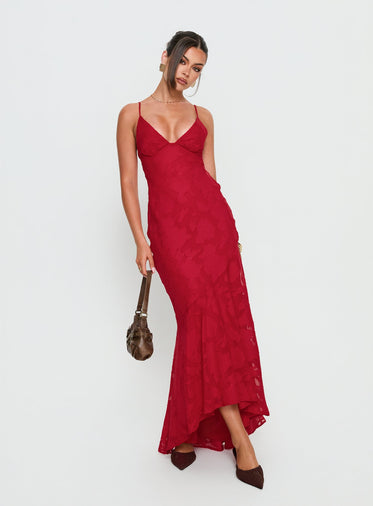 strapless open back dress Faviana 11205 Stretch Satin Cami Gown w/ Beaded Inset & Slit