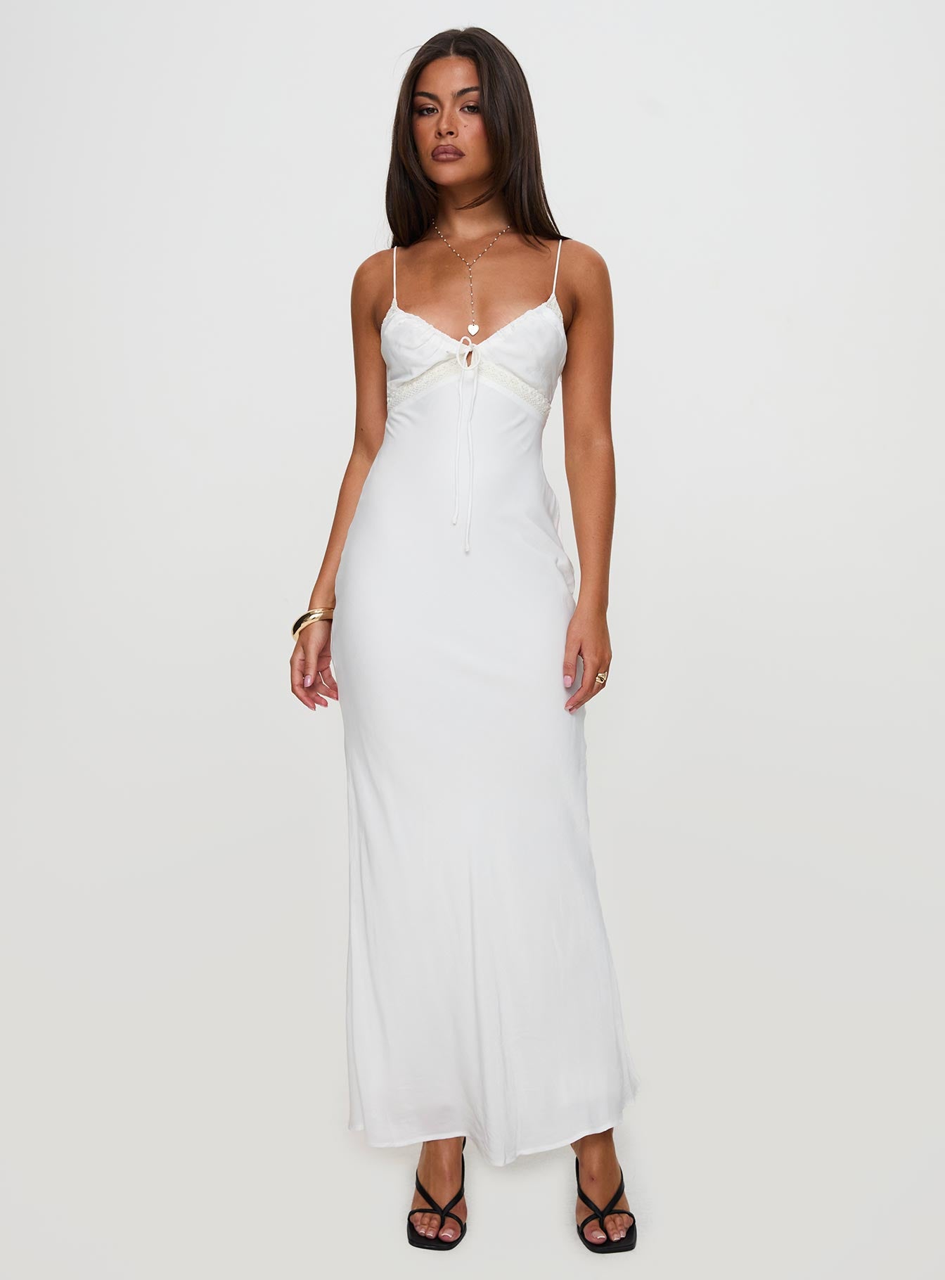 Emily Maxi Dress White | Princess Polly Emily Maxi Dress White | Princess Polly