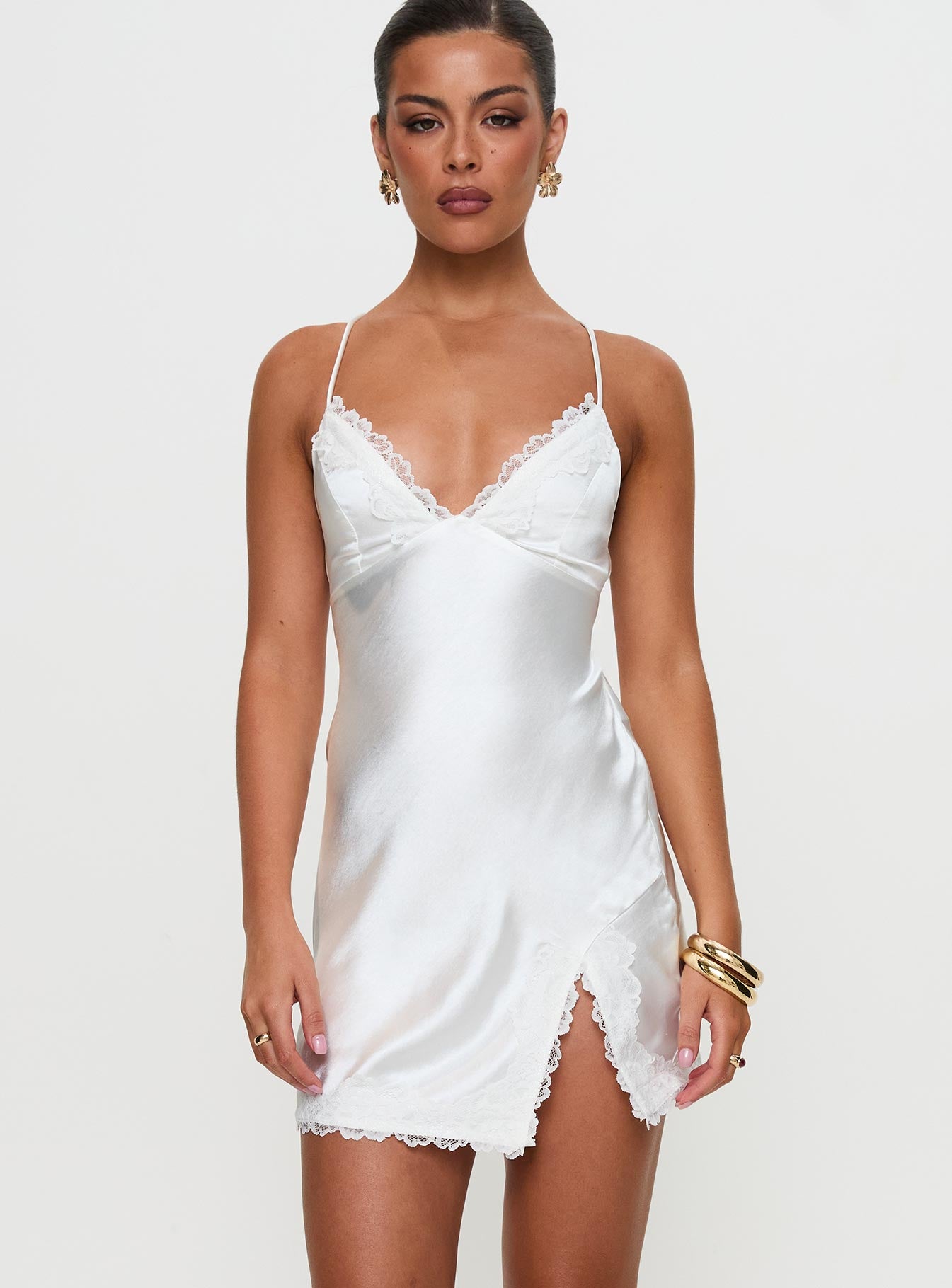 Anysa Mini Dress White Anysa Mini Dress White