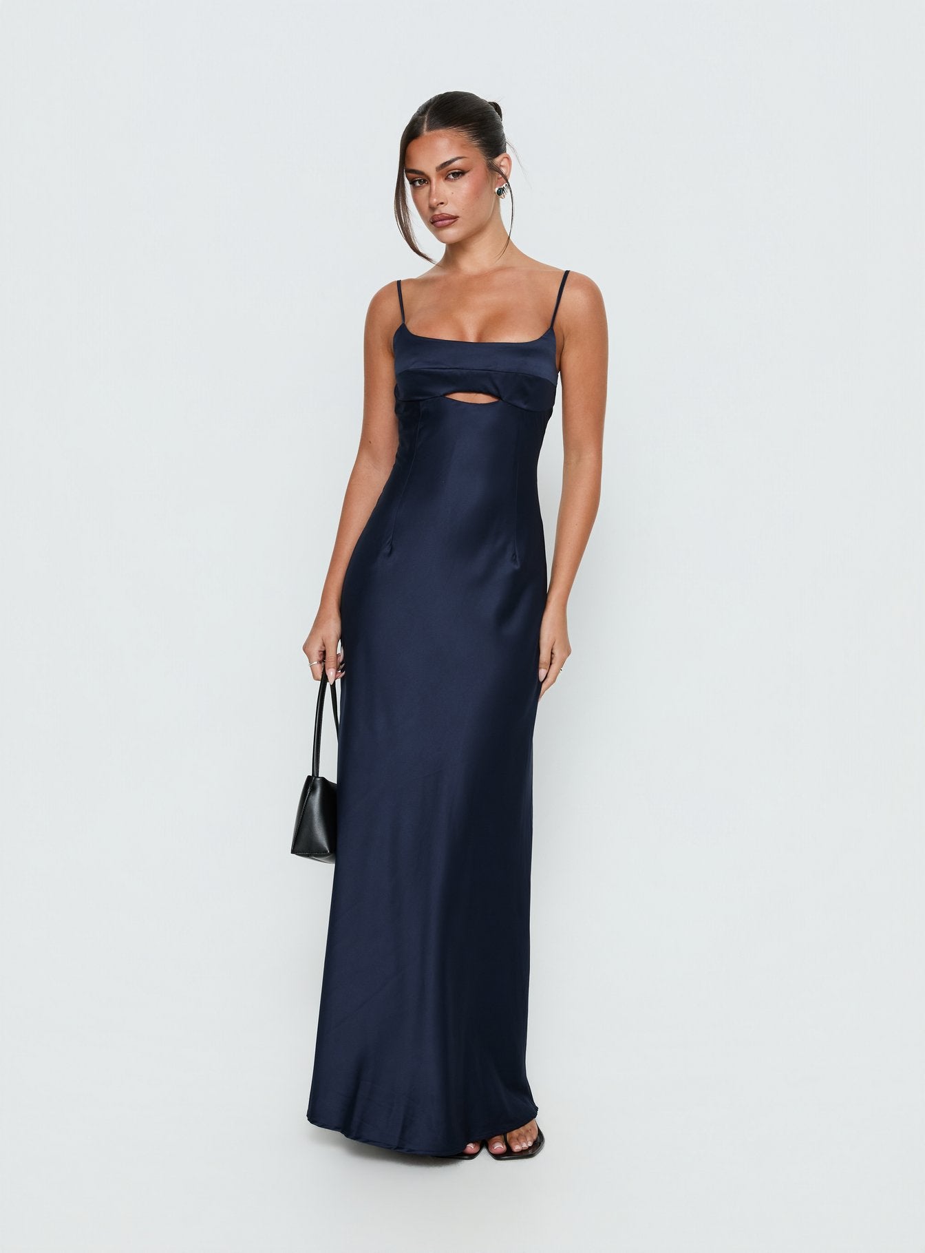 Powell Maxi Dress | Navy | Womens | Princess Polly Lower Impact Powell Maxi Dress | Navy | Womens | Princess Polly Lower Impact