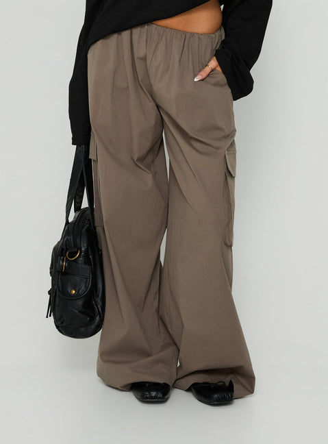 Lunea Concealed Waistband Cargo Pants Charcoal Petite