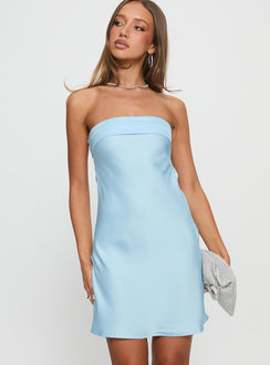 Phillipa Mini Dress Light Blue