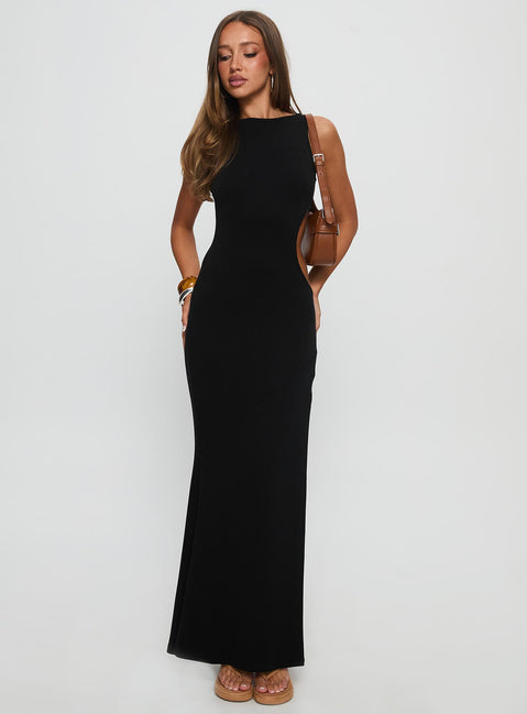 Sorcerer Keyhole Maxi Dress Black | Princess Polly Sorcerer Keyhole Maxi Dress Black | Princess Polly