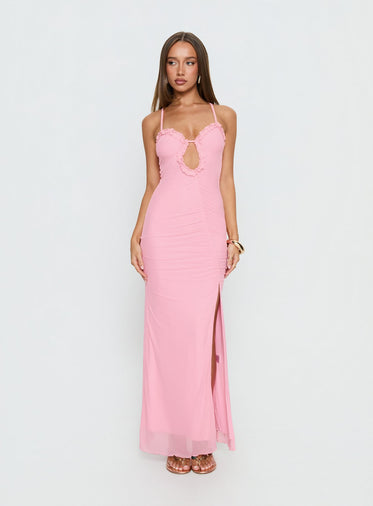 chinese dress ladies Amiya Maxi Dress Pink main image 0