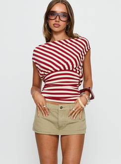 Rhode Mini Skort Tan