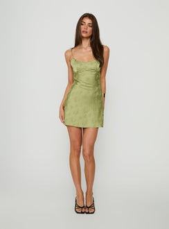 Clemence Mini Dress Mint Green