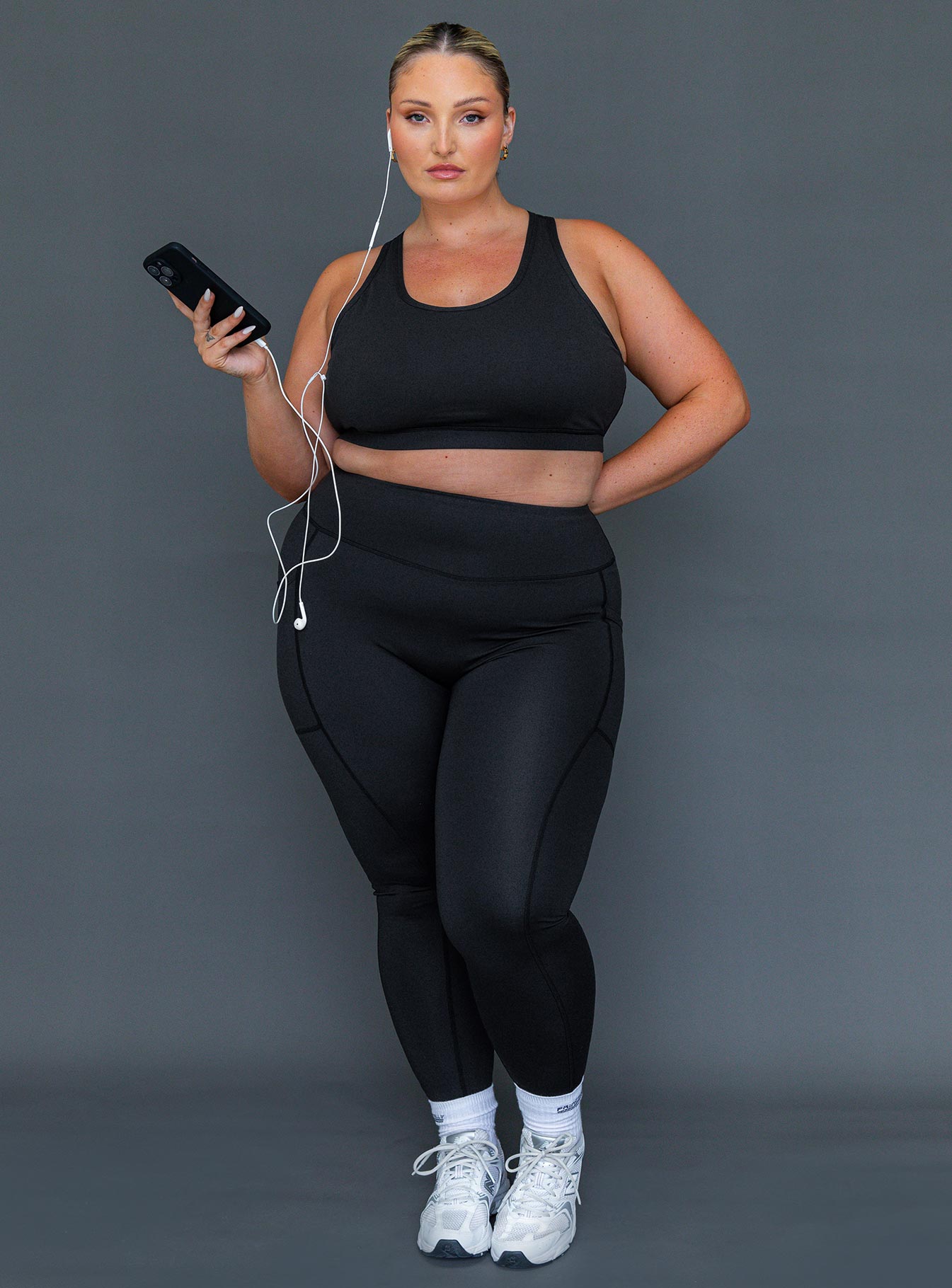 Unstoppable activewear 7/8 leggings black curve