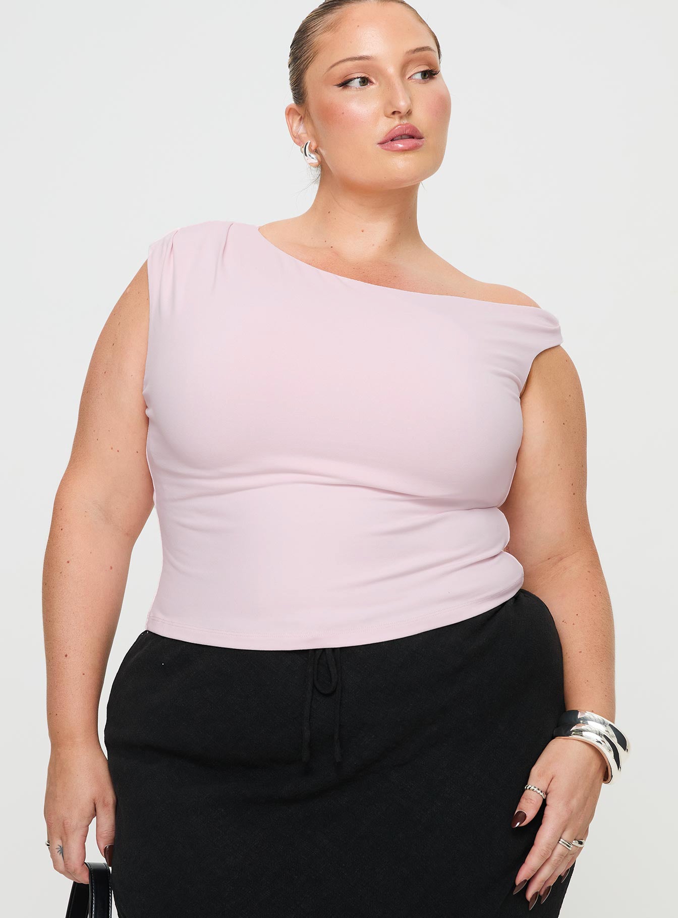 Danza top pink curve