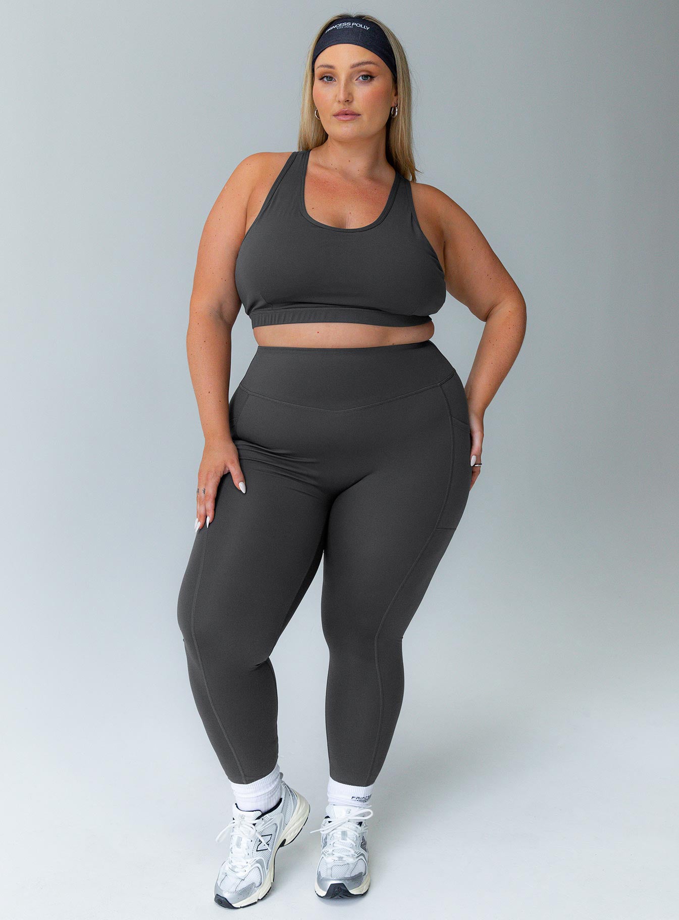 Achieve activewear leggings grey curve