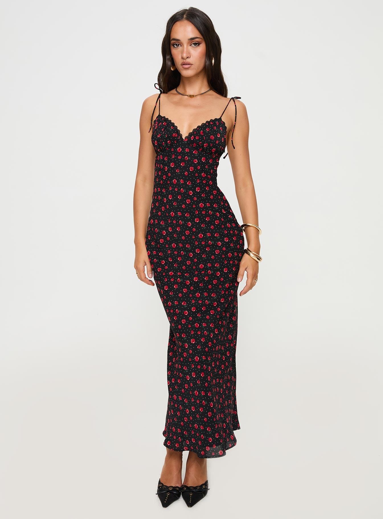 Archerfield maxi dress black