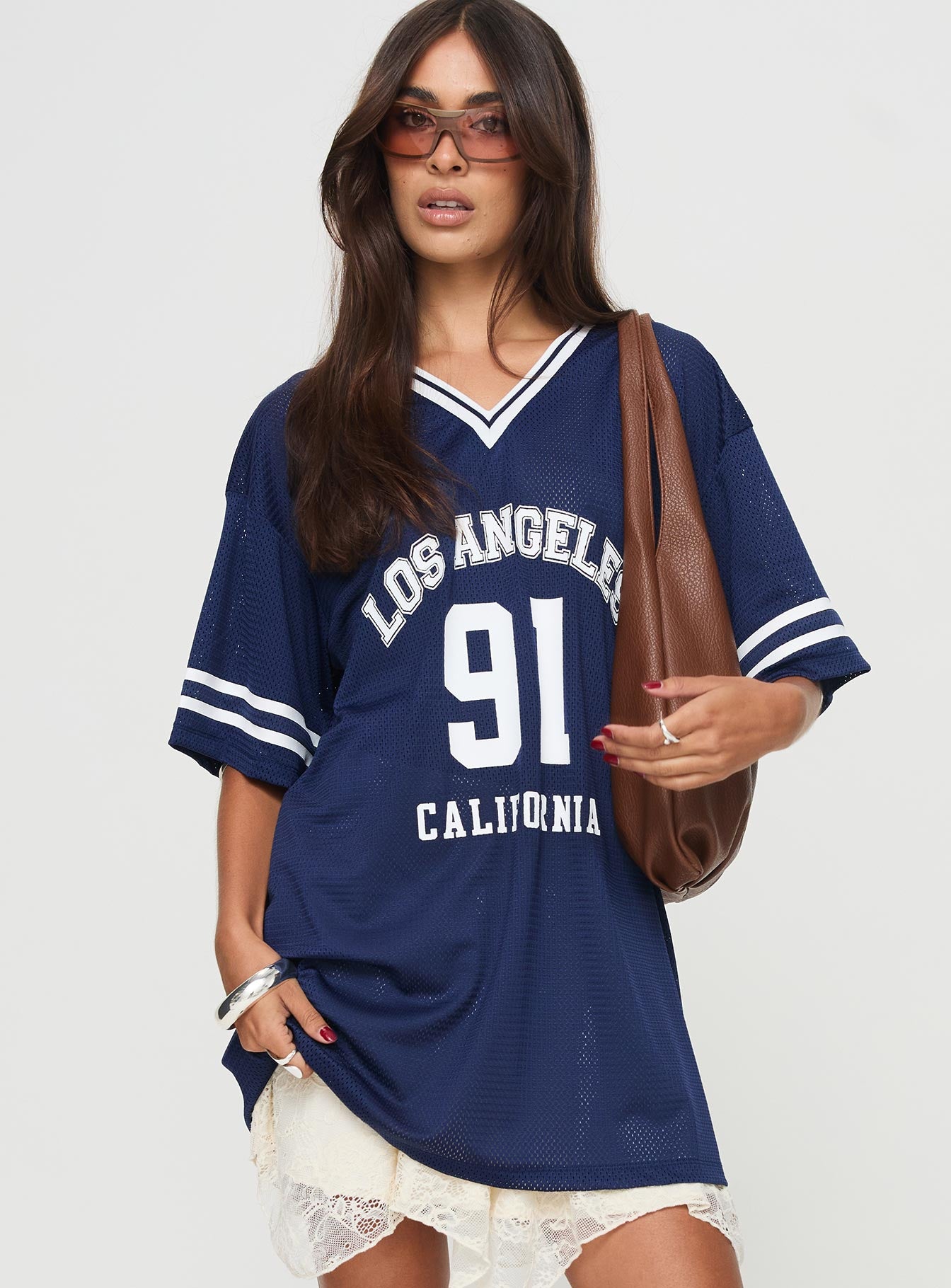 Michail jersey dress navy