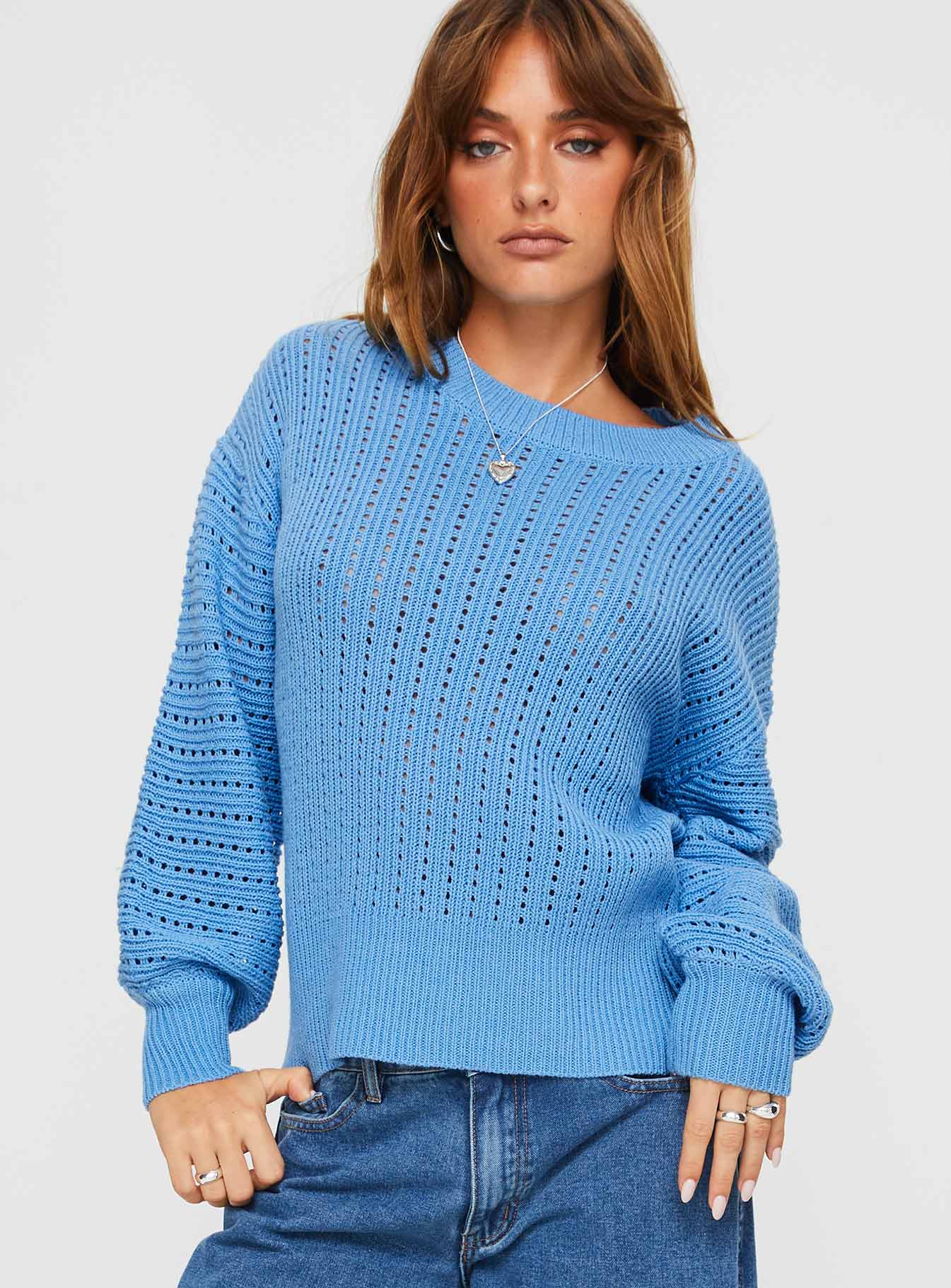 Peachyo sweater blue