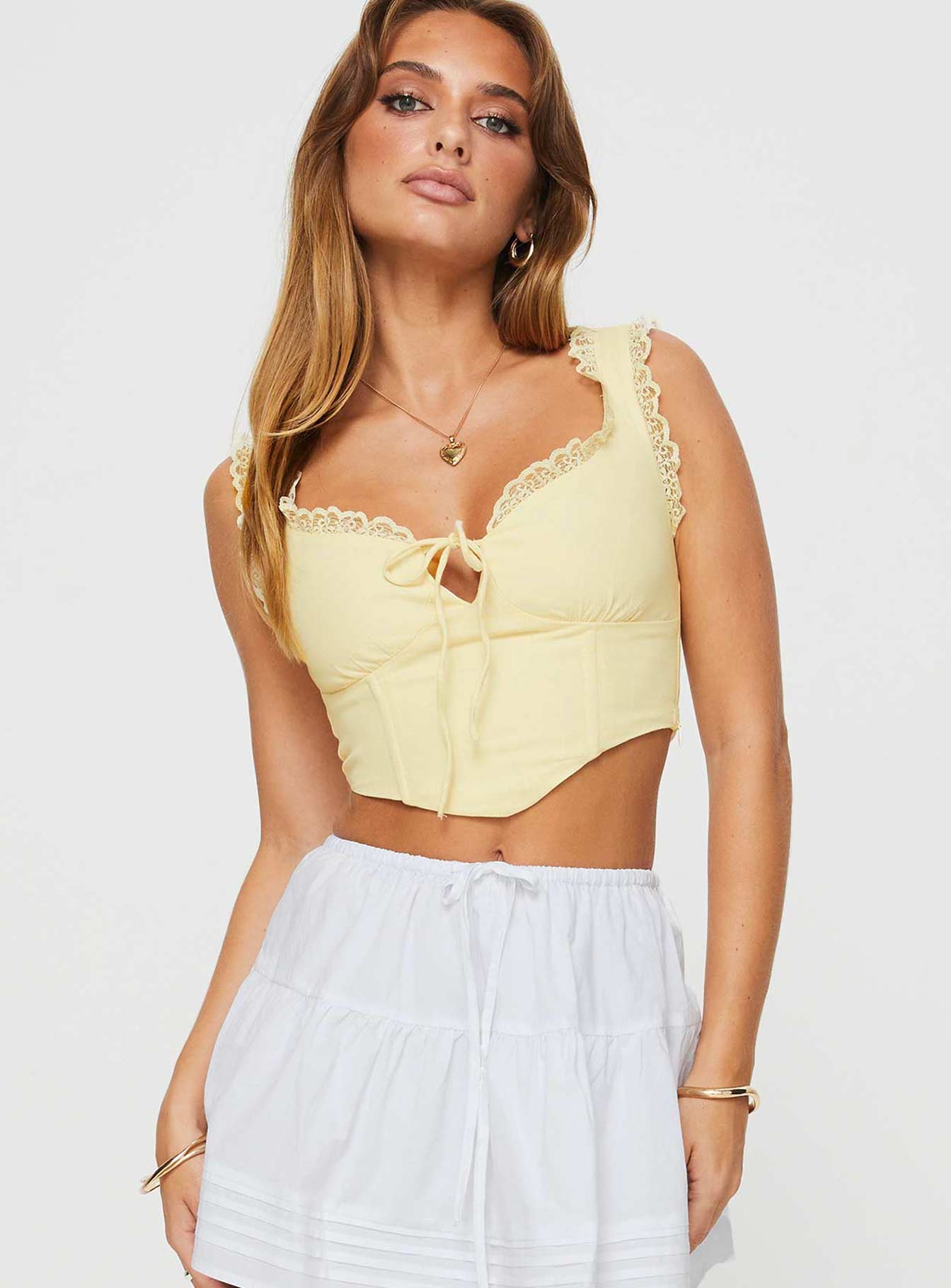 Scarlett top yellow