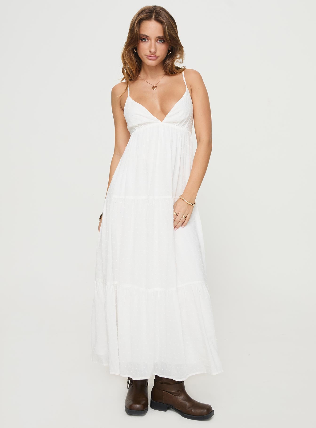 Koko maxi dress white