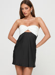 Shellie Mini Dress Black / White