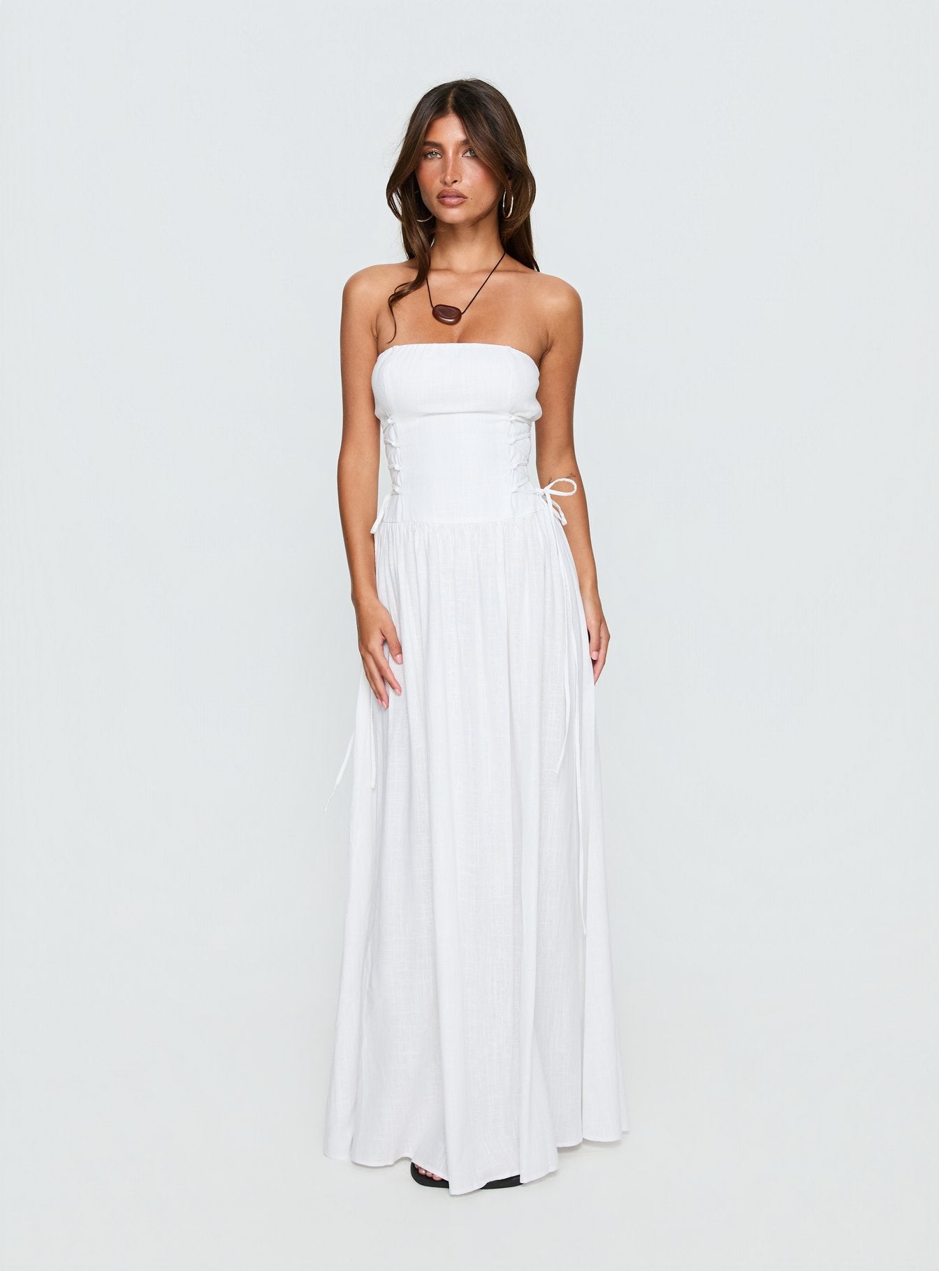 So Far So Good Maxi Dress White