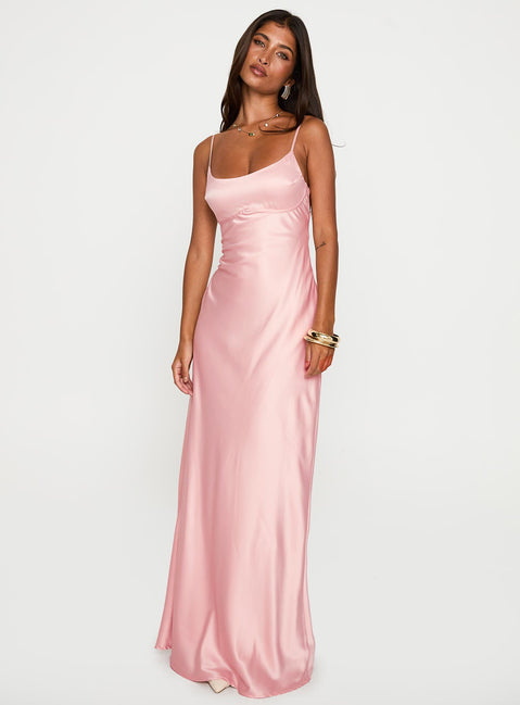 Ravia Maxi Dress Pink Ravia Maxi Dress Pink