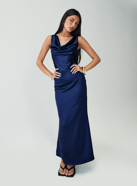 https://www.showpo.com/eu/cariela-plunge-neck-satin-maxi-dress-in-navy.html Saige