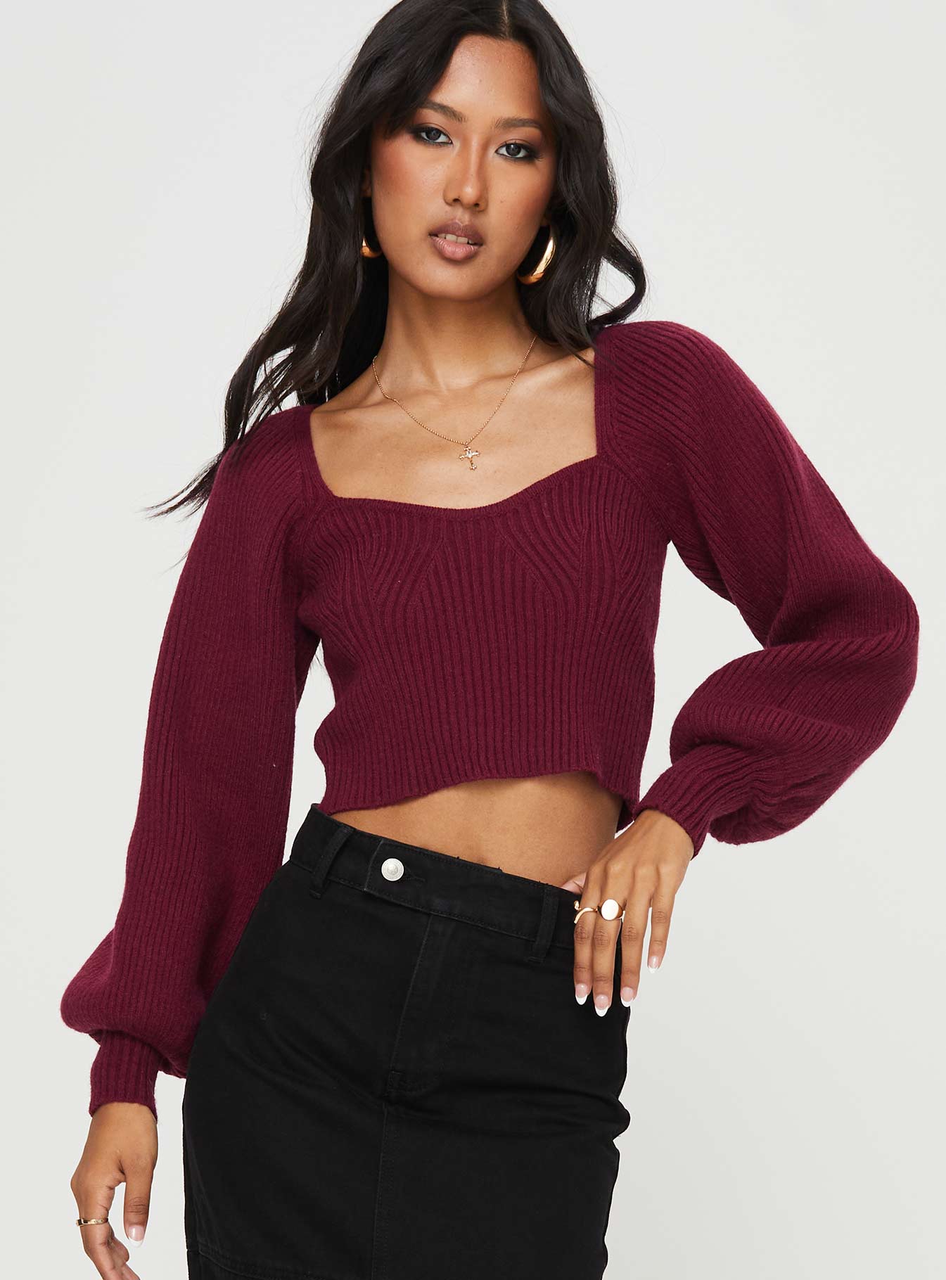 Bohemia sweater burgundy