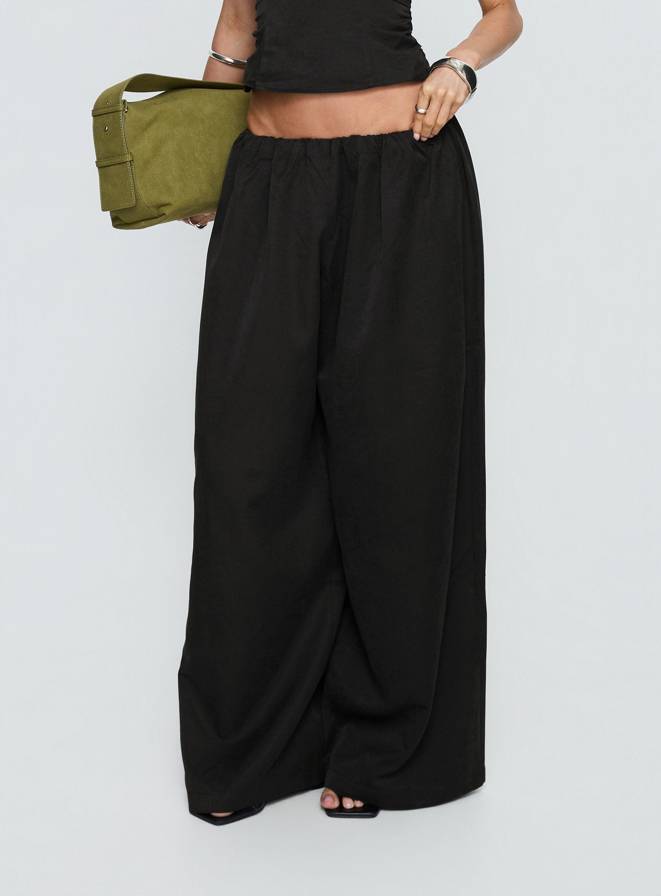 Odara Wide Leg Pants Black | Princess Polly