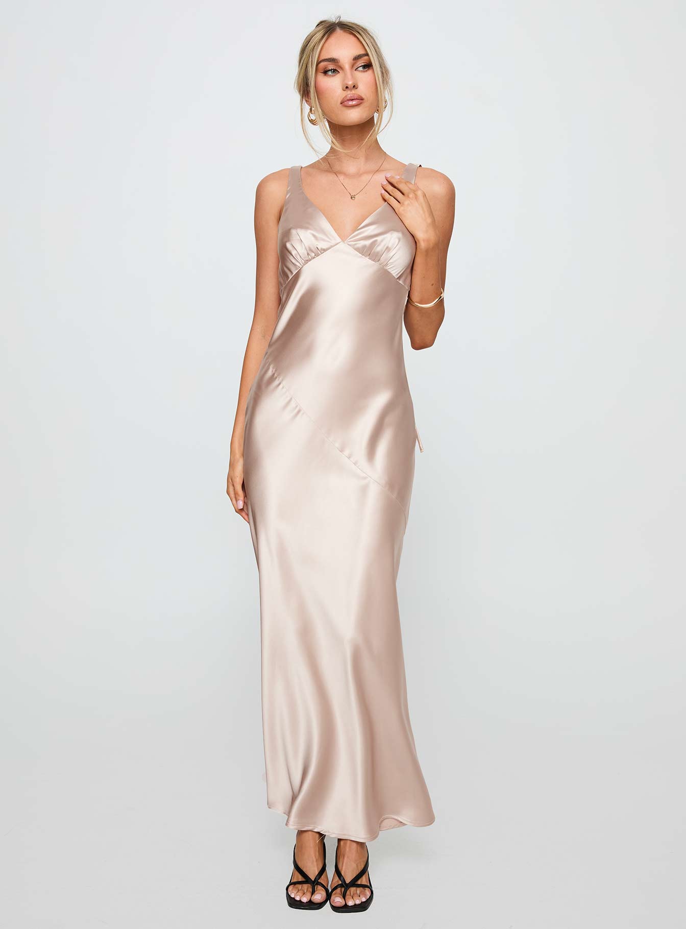 Northern Star Maxi Dress | Champagne | Womens | Princess Polly Northern Star Maxi Dress | Champagne | Womens | Princess Polly