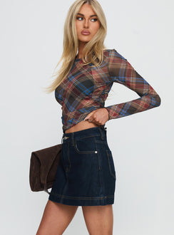 Gazelle Denim Skort Dark Indigo