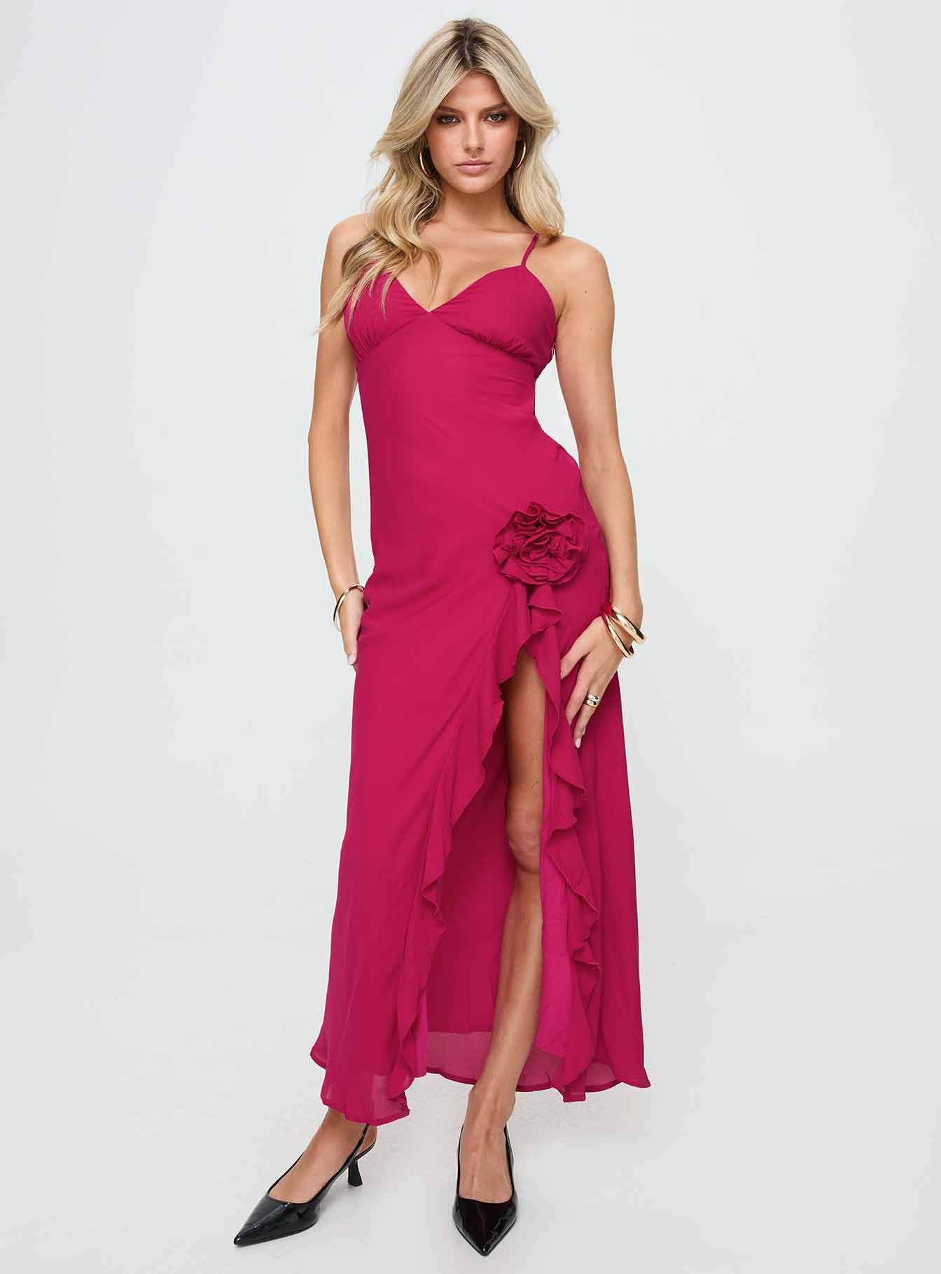 Thalassa maxi dress red