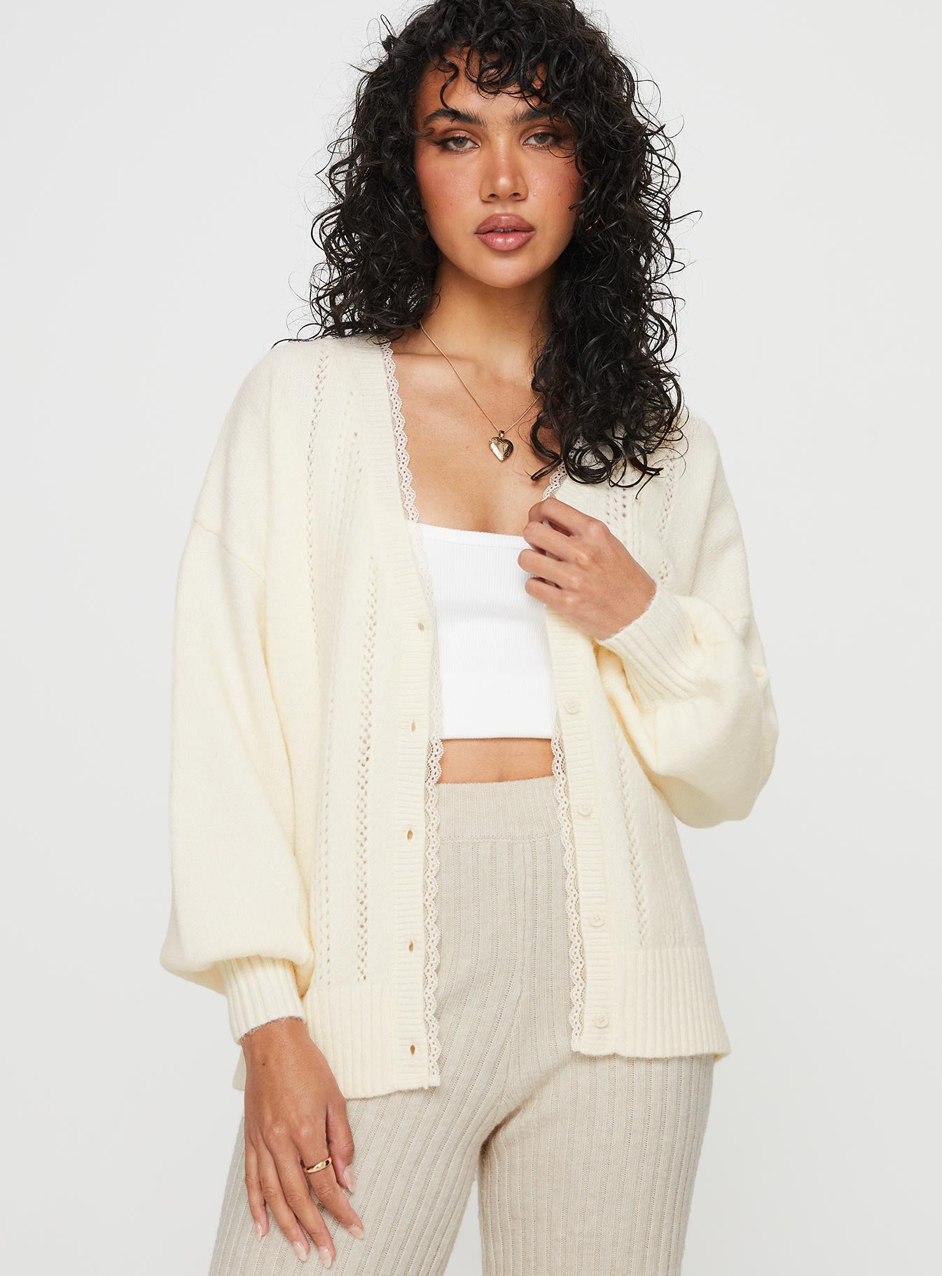 Oakleigh cardigan cream