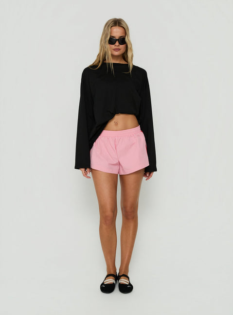 Borderline Track Short Pink / Red