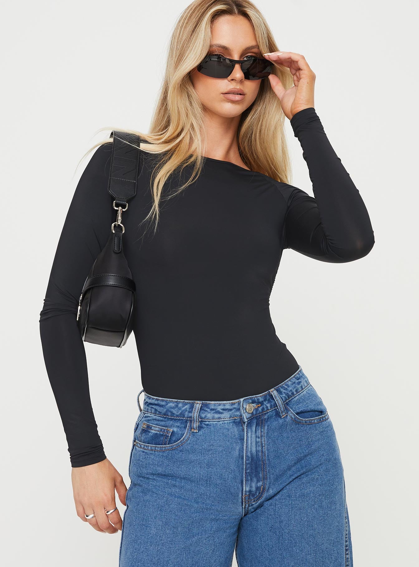 Gatewood long sleeve bodysuit black tall