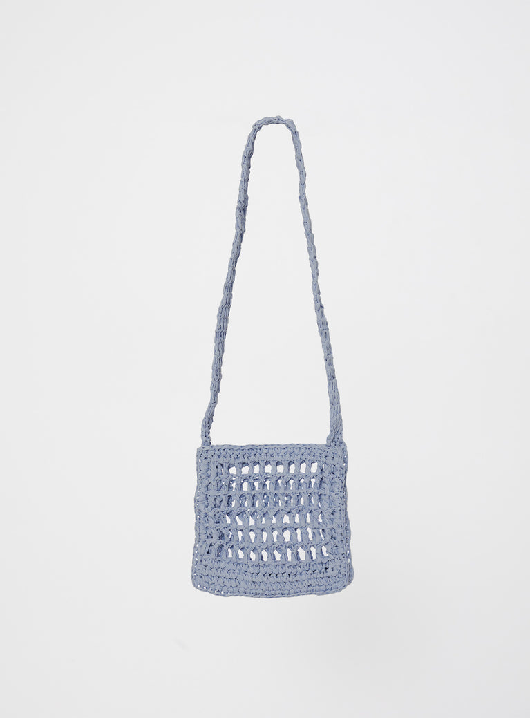 Bag Crochet material, fixed shoulder straps