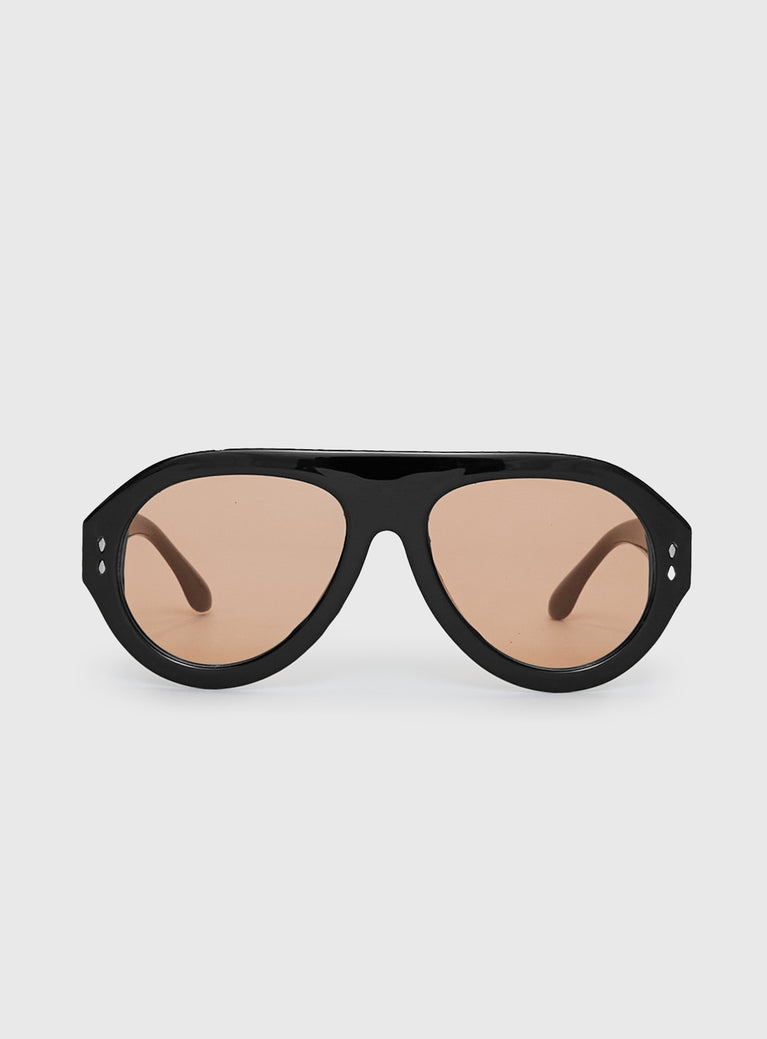 Satellite Sunglasses Black / Orange