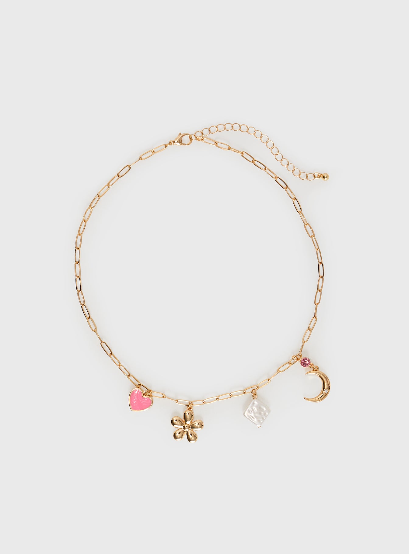 Osiris charm necklace gold