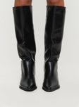 Rashi Knee High Boots Black