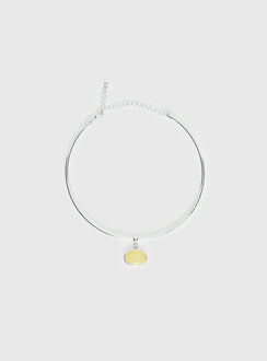 Vanita Necklace Silver / Yellow