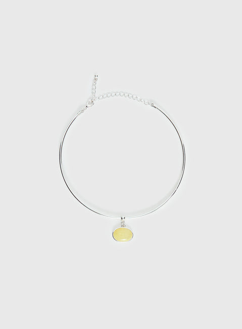 Vanita Necklace Silver / Yellow