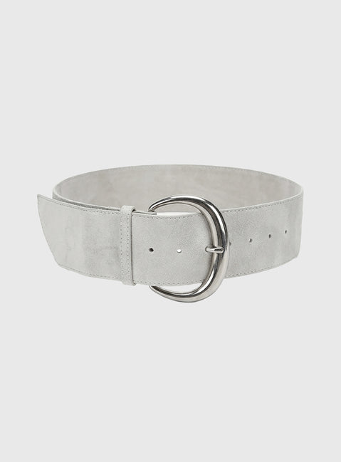The Other Side Belt Grey / Silver
