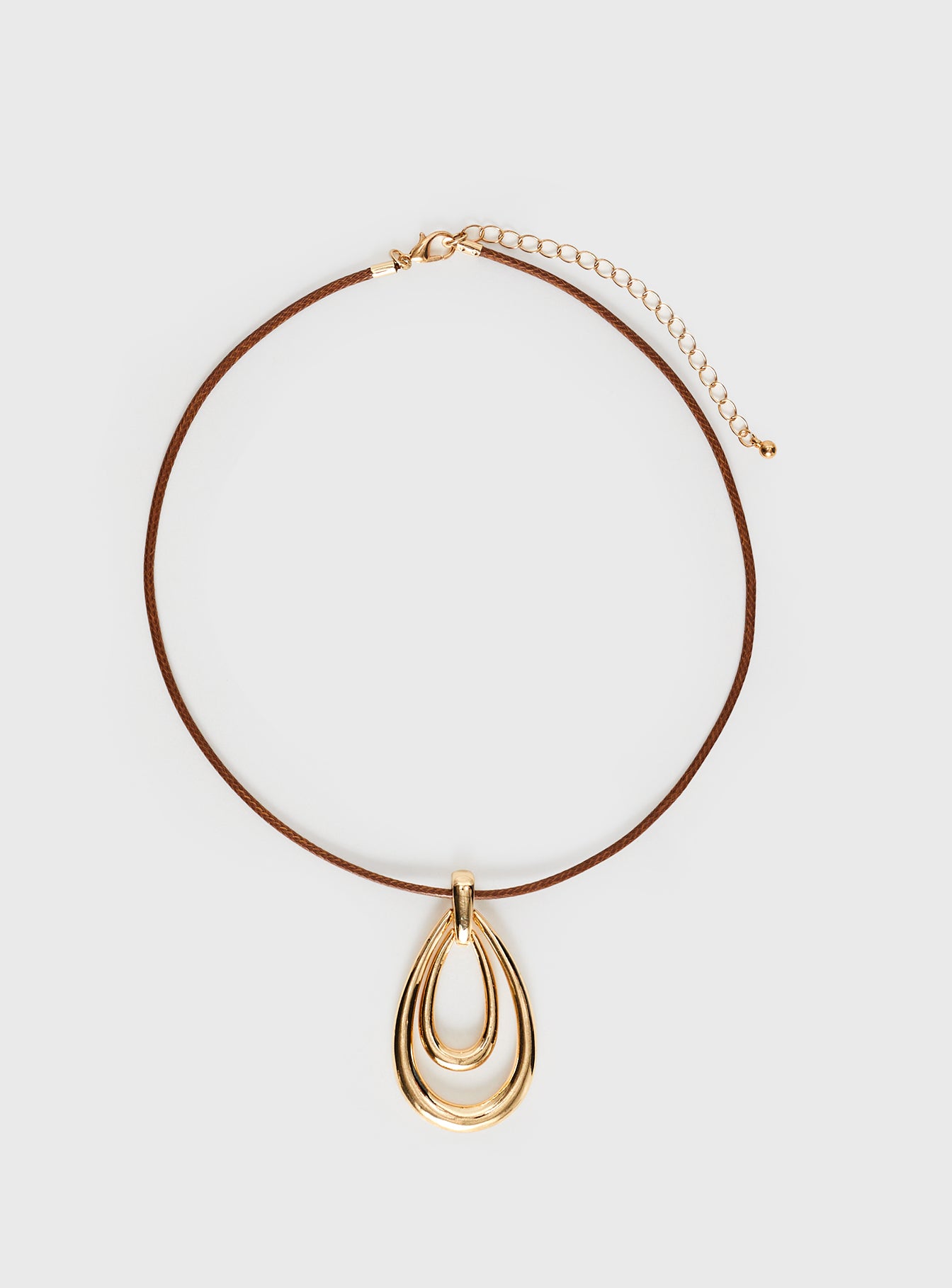 Neroli Necklace Gold / Brown | Princess Polly