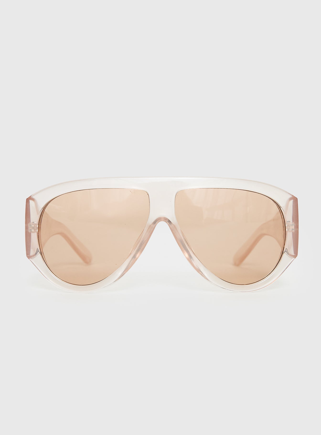 Porschia Sunglasses Clear / Amber