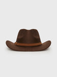 Country Girl Cowboy Hat Brown