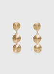 Zamie Earrings Gold