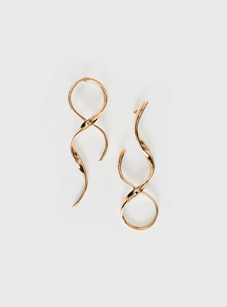 Totals Earrings Gold