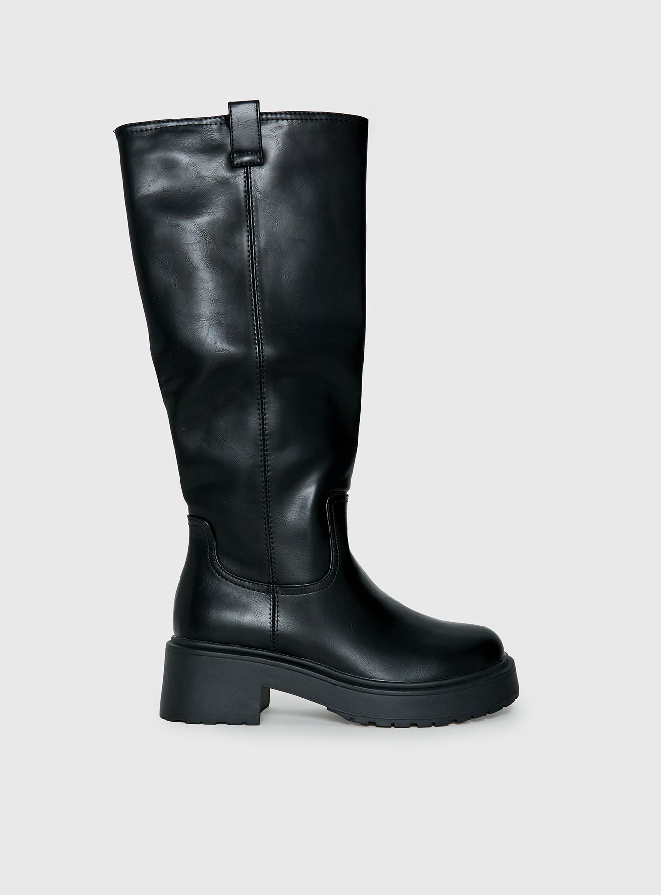 Lucia Knee High Boots Black