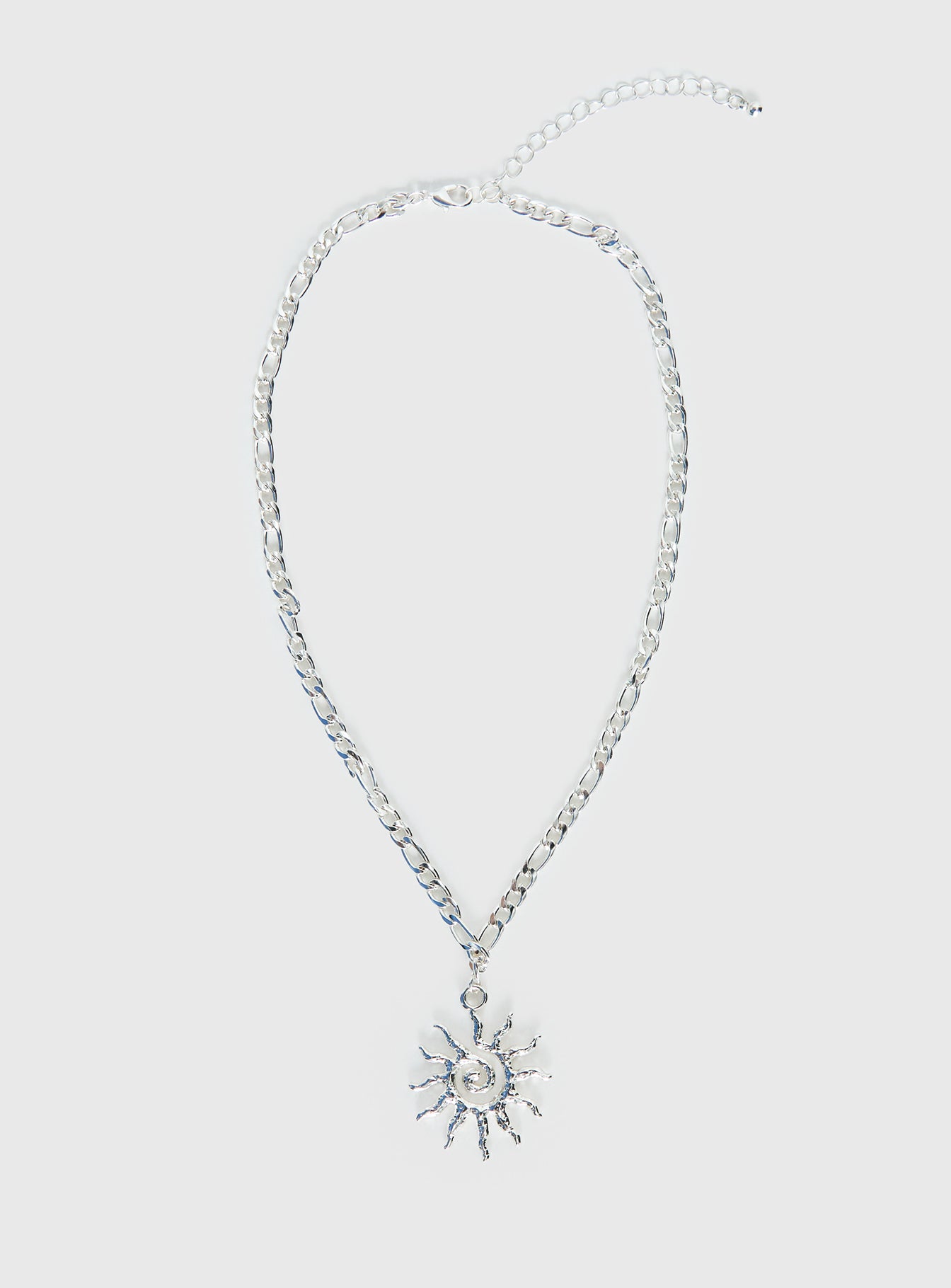 Party Invitations Pendant Necklace Silver