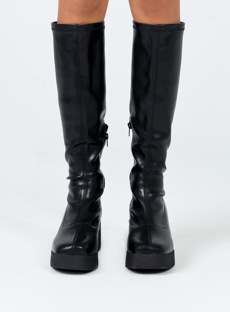 Westcott Knee High Boots White