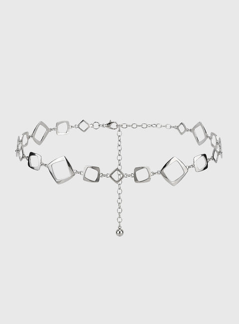 Wilah Chain Belt Silver